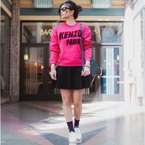 Kenzo Paris Hot Pink Sweater